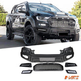 Raptor Style Front Bumper Bar Bodykit with Grille for Ford Ranger PX MK2 MK3 2015 - 2021 - Mars Performance